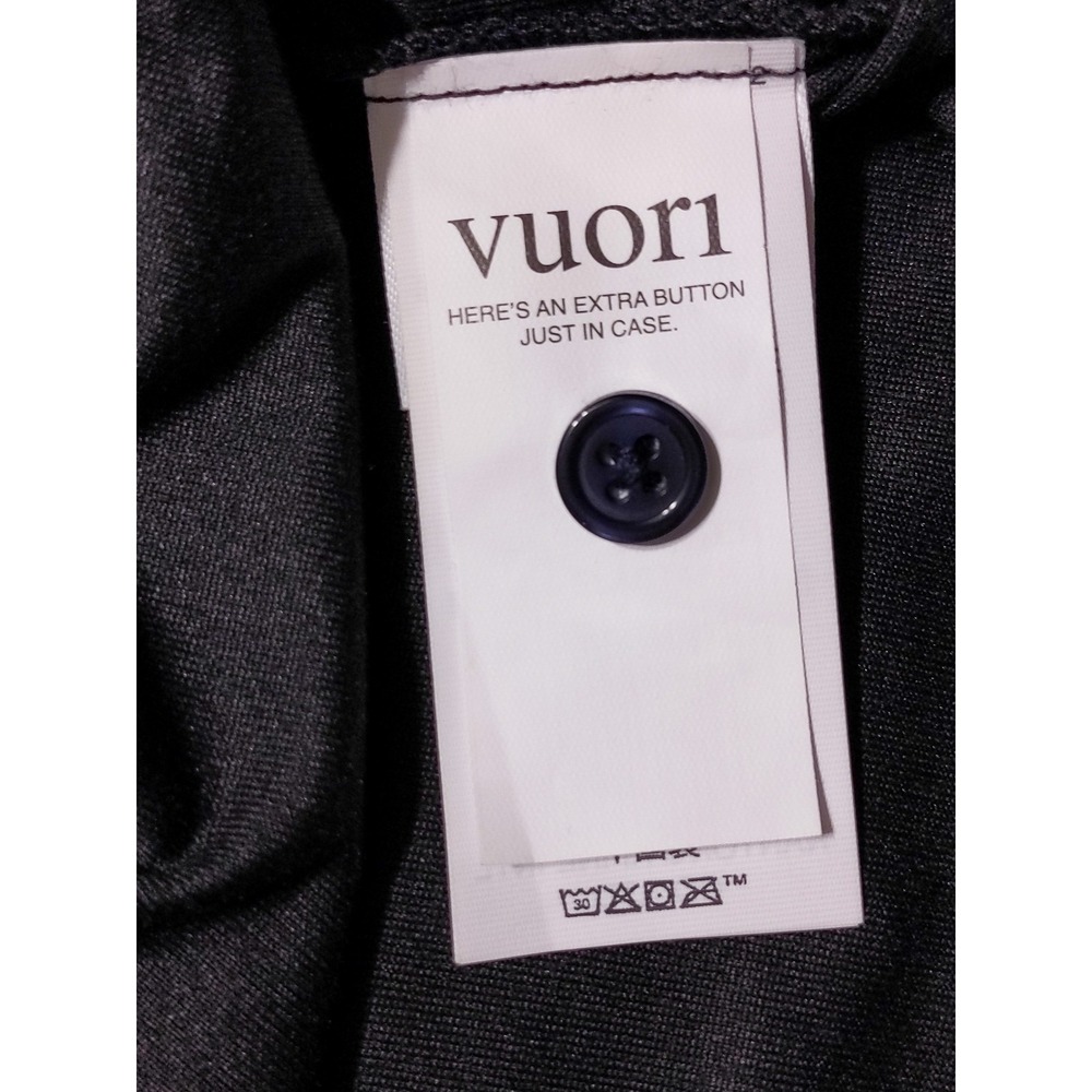 VUORI Men's Bridge Short Sleeve Button Shirt V1058 Black XL - Picture 5 of 11